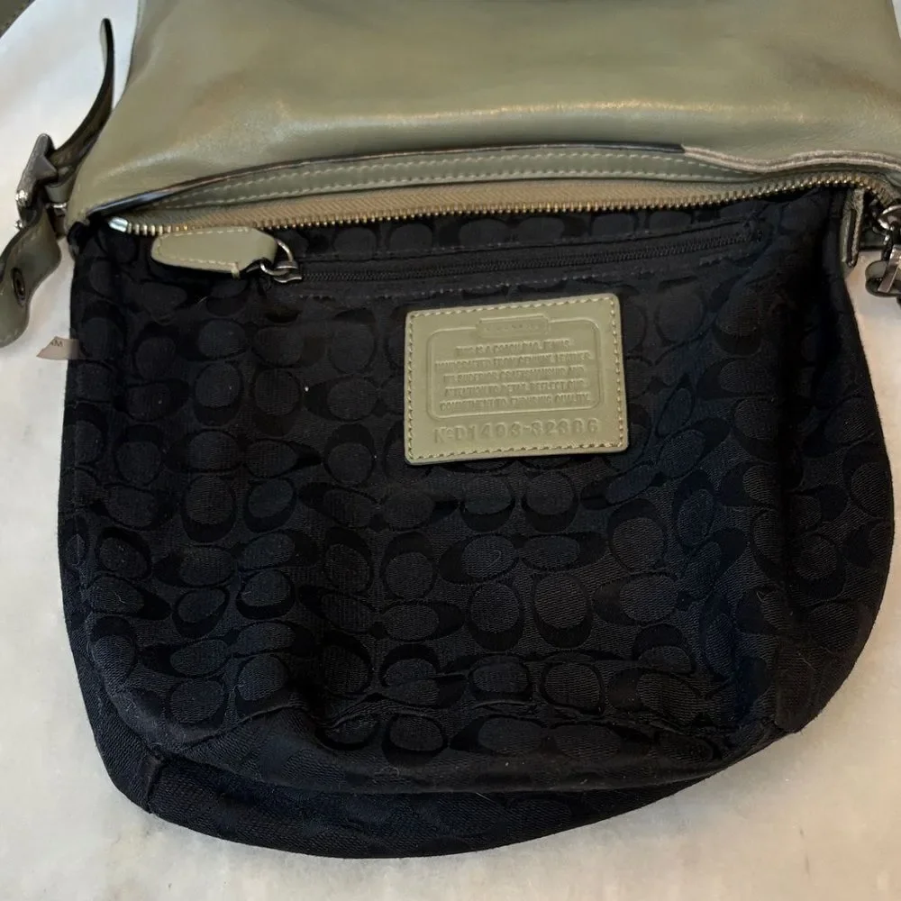 Coach Bag Purse Handbag Leather Bleecker Grommets Mini Duffel Bag Pocketbook